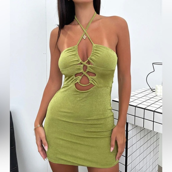PIA DRESS by:THATS SO FETCH | BRAND NEW W/TAGS. Double lined bodycon style dress - Picture 1 of 2